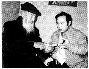 抗联老战士韩玉阳向调查者说明原美臻姓名的写法